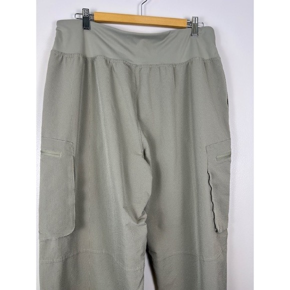 Sage Collection Women Cargo Cropped Pants Capri Casual Comfort Beige Size Medium - Picture 11 of 14